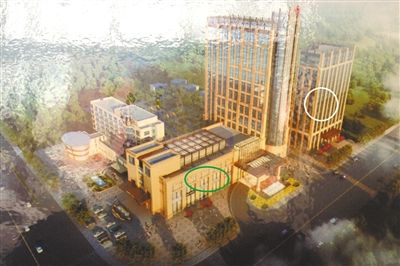 河北霸州環(huán)保大樓建成10年被拆 原址建五星賓館