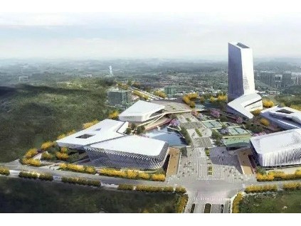 三月犇起來！康力電梯服務(wù)成都“東進(jìn)”標(biāo)志性工程-東來印象·簡陽文體中心