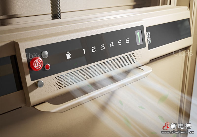 舒適型小型家用電梯 AIR風(fēng)扇裝置