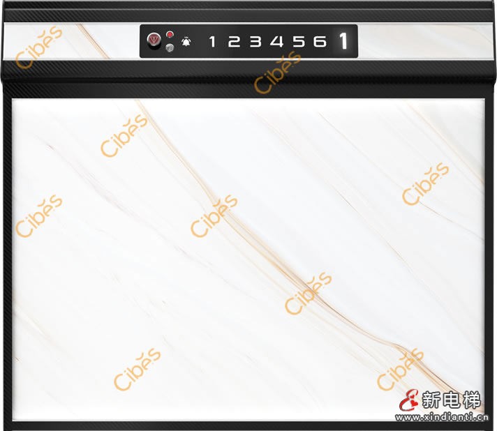 潤(rùn)白玉髓背景墻定制家用電梯