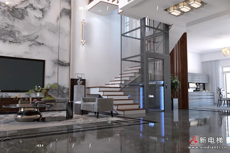 舒適與科技感并存的別墅電梯尺寸