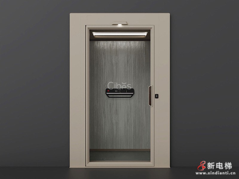 時尚款轎廂家用電梯