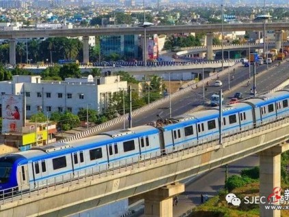 加快“走出去”戰(zhàn)略步伐，江南嘉捷匠心服務印度金奈地鐵項目，打造民族品牌“出?！绷裂邸懊?！