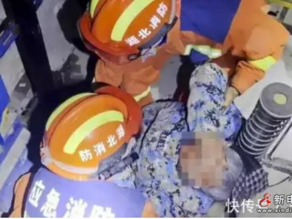 湖北武漢：電梯維修沒設(shè)警示標(biāo)識，七旬婆婆不慎墜入電梯井后獲救