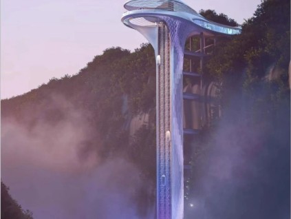 震撼升級(jí) | 萊茵電梯助力碧峰峽青云梯舊貌換新顏